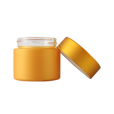 Goldenes kindersicheres Unkraut-Verpackengläser des Glasgefäß-3,5