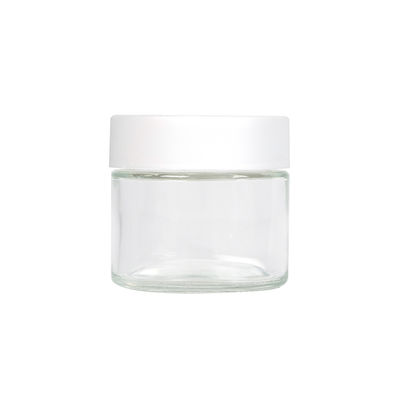 Glas des Klarglas-2oz mit Kinderbeständiges Kappen-Unkraut-Verpackenglas