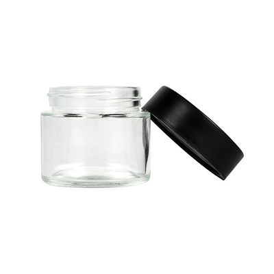 Glas des Klarglas-2oz mit Kinderbeständiges Kappen-Unkraut-Verpackenglas