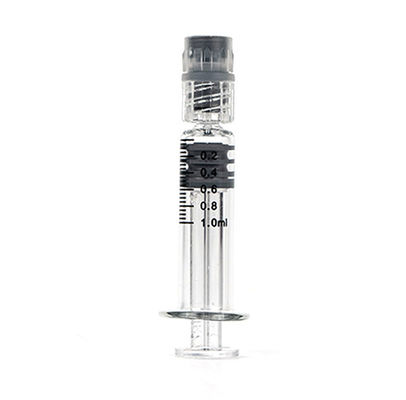 Luer-Beleg Luer-Verschluss-Glasspritze 1ml Prefilled Borosilicat-Öl-Spritze