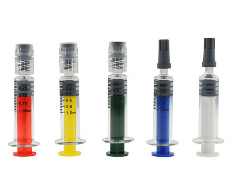 Luer-Beleg Luer-Verschluss-Glasspritze 1ml Prefilled Borosilicat-Öl-Spritze
