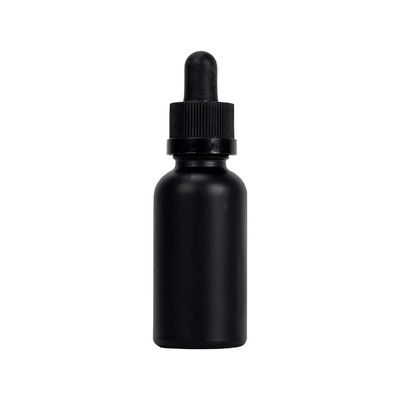 Abgestuftes Kinderbeständige Glastropfenzähler für ätherische Öle Matt Black