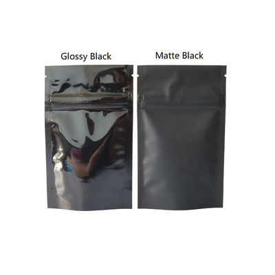 Schwarzes Plastik-Unkraut, das kundenspezifischen Unkraut-Taschen-Geruch-Beweis mit Reißverschluss verpackt