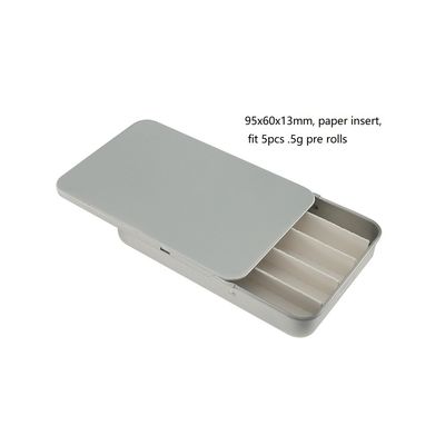 Hanf rollt vor Zinn für Gelenke 4pcs 5pcs, die Tin Box schieben