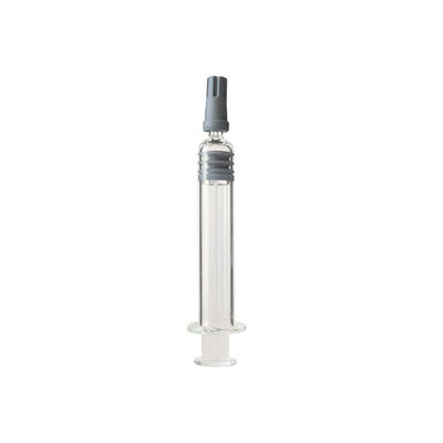 Wiederverwendbarer steriler Luer-Verschluss-Glasspritze 2.25ml für Öl des Hanf-CBD