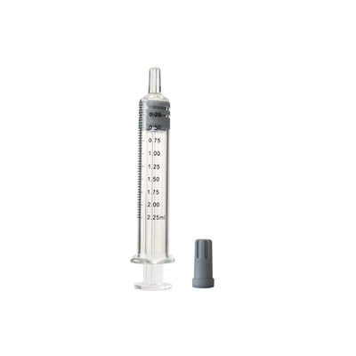 öl 2.25ml Luer-Verschluss-Spritze mit Kappen-Leck-Beweis