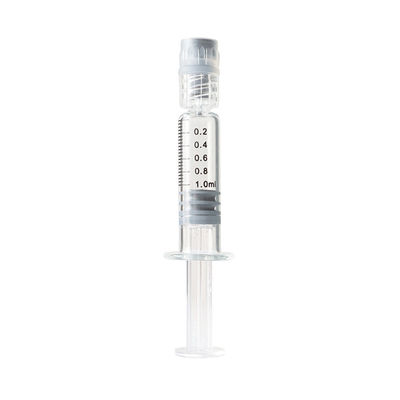 Verschluss-Glasspritze 1mL Luer wiederverwendbar für CBD-Öl