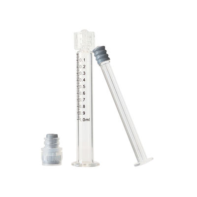 Medizinische Grad Prefillable Luer Glasspritze der Verschluss-Spritzen-3ml für Öl des Hanf-CBD