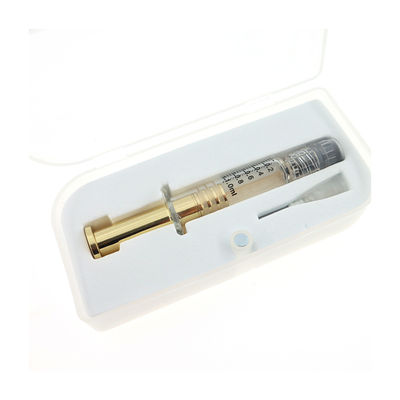 Glas-1mL Luer Verschluss-Spritze des Borosilicat-mit Metallsilber oder Metallgoldkolben