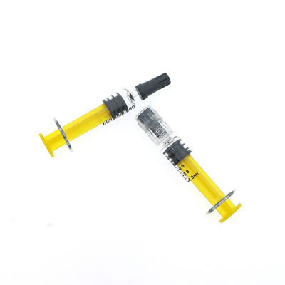 Farbige Luer-Verschluss-Glasspritze für CBD-Öl-kosmetisches Öl