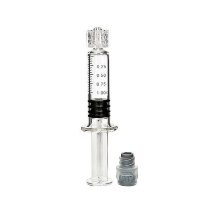 Glaskonzentrat-Spritzen des spritze Luer-Verschluss-1mL Hanf-CBD mit stumpfen Nadeln