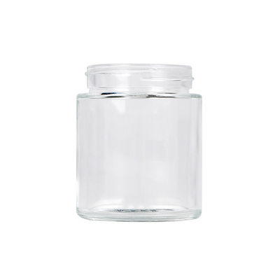 Unkraut-Verpackenglas klares 4oz zyklischer Blockprüfung mit Schrauben-Deckel-Glas-Hanf-Glas