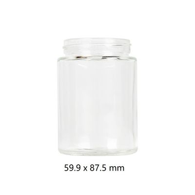 Klare Hanf-Blumen-Glasunkraut-Glas-große Öffnung 5oz bleifrei