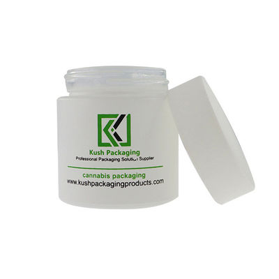 weißes Glasglas des unkraut-3oz 1/8 Unzen-Kinderbeständiges Glasgefäß