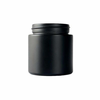 Blumen-Glas des Marihuana-verpackendes Glasunkraut-Glas-3oz des Schwarz-achte