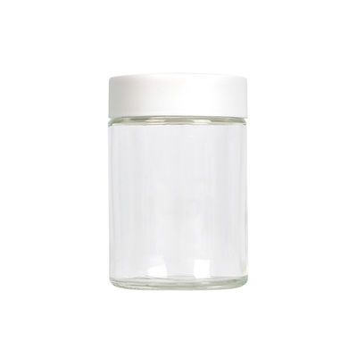 Klare Hanf-Blumen-Glasunkraut-Glas-große Öffnung 5oz bleifrei