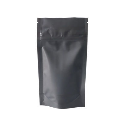 Schwarze kleine Taschen des Unkraut-1/4oz für Hanf-Blumen CR Reißverschluss stehen oben Beutel
