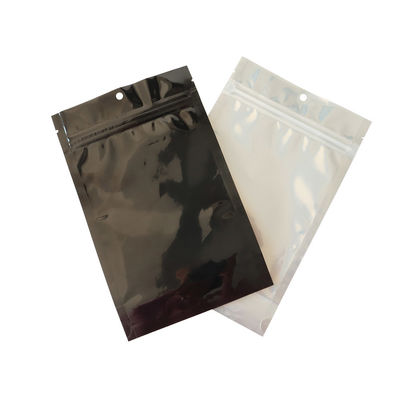 Clear Black säubern Apotheken-Unkraut-Verpackenbeutel Plastik-Taschen-1/2 Unze