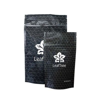 Kindersichere Reißverschluss-Top Mylar Weed Verpackung Lebensmittelqualität Kunststoff für die langfristige Lagerung