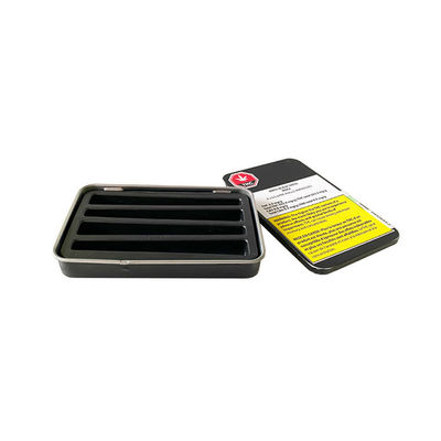 Tragbarer Metallkasten-kundenspezifisches Unkraut-Satz Preroll-Zigaretten-Dia Tin Box