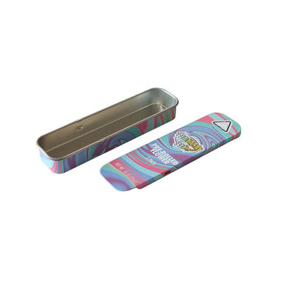 Kleines gleitendes Kind beständiges Tin Box For Infused Tablets Prerolls und Patrone