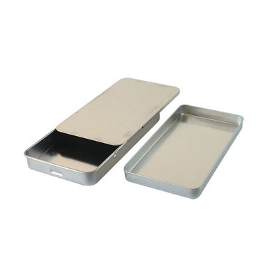 Rechteckiges Hanf-Kind beständiges Tin Box With Metal Insert