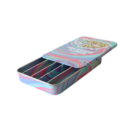 Mehrfachverpackung rollen vor Tin Box Metal Child Resistant-Zinn