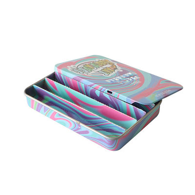 Prägungskinderbeständiges Dia Tin With Paper Insert 5 verpacken vor Rollenzinn