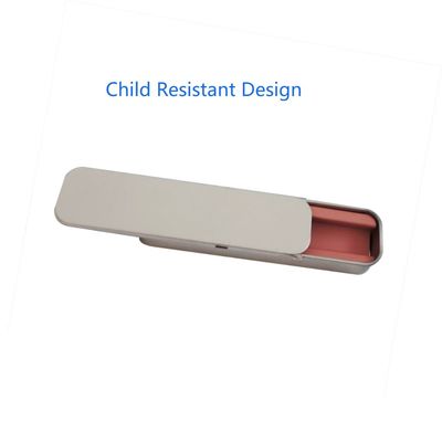 Kleines gleitendes Kind beständiges Tin Box For Infused Tablets Prerolls und Patrone