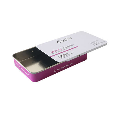 Kundenspezifisches Druckkinderbeständiges Tin Box For  Edible-Gelenk-vor Rollenzinn