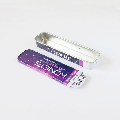 Tragbares rechteckiges Dia-Spitzenkind beständiges Tin Box For Vape Cartridge