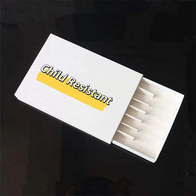 Rechteckiger Prerolls-Zigarettenpapier-Kasten mit glatter Oberfläche