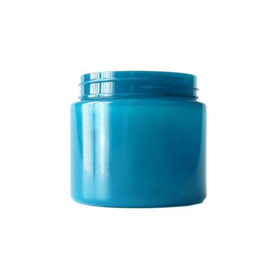 blaues Plastikglas des unkraut-6oz mit Runterdrückung u. Kinderbeweis-Kappen drehen