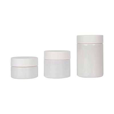 Kundenspezifische Plastikunkraut-Behälter-kindersicherer Deckel für Hanf 5oz 6oz 8oz