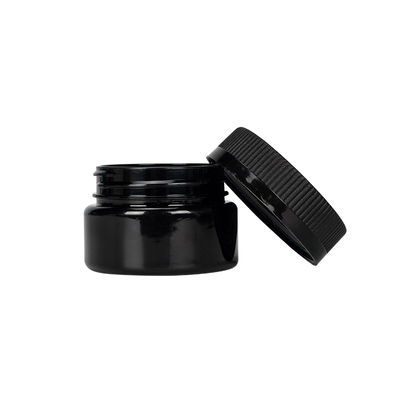 Hals-Ende des schwarzes weißes Kinderbeständiges Plastikunkraut-2Oz des Glas-53-400