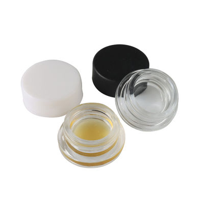 7 ml Kinderschutzkonzentratbehälter Klarglasglas für Wachs-Dab-Öl