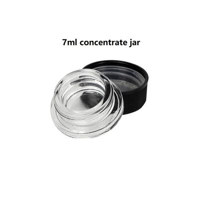 7 ml Kinderschutzkonzentratbehälter Klarglasglas für Wachs-Dab-Öl