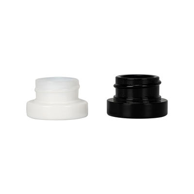Natürliches weißes schwarzes Konzentrat-Glasgefäß 5ml für Hanf-Wachs-Harz-Trümmer