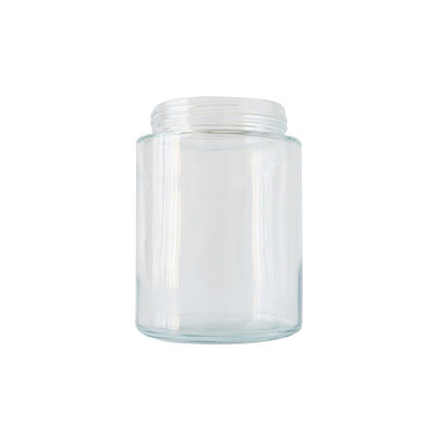 Großer Bambusdeckel-kindersicheres Glasgefäß der Größen-18oz für CBD-Blume