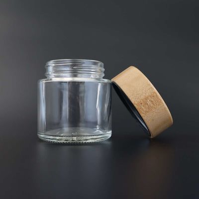 Glasversteck-Glas-Kinderbeweis-Bambusdeckel-Glas-8. Glas des unkraut-2-6oz