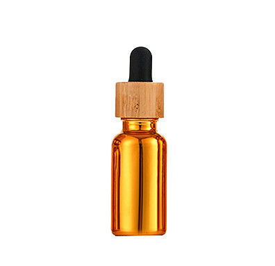 Glas- leere Tropfflasche mit Bambus- hölzerner Spitzen-Flasche des ätherischen Öls 30ml