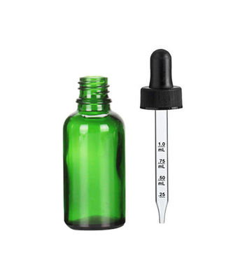 beständige Spitze 30ml 1oz Amber Glass Dropper Bottle With Kinderfür Hanf-Öl