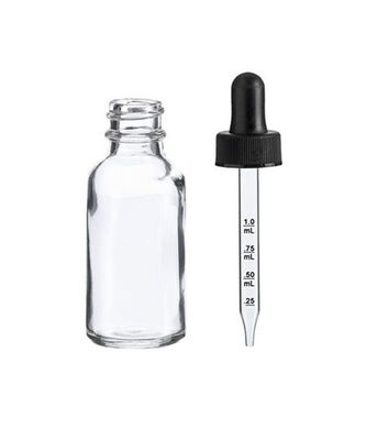 transparente Tropfflasche-Glastinktur-Flaschen des Klarglas-30ml
