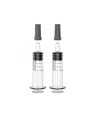 CBD-Öl konzentriert Luer-Verschluss-Glasspritze Luer-Beleg-Spritze