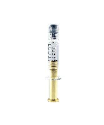 Leere Luer Lock Glasspritzen mit Metall- oder Kunststoff-Plunger für kosmetische Öle
