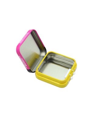 Kinderbeständiges Quadrat Tin Box Food Grade Metal Tin For Candy Mint
