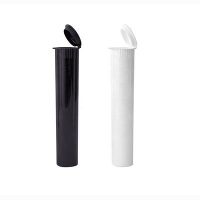 verpackung PP Kunststoff Kinderschutzbehälter Schwarz Weiß Kundensatz Wiederverwendbares Preroll Pop Top Tubes