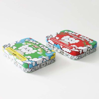 Rechteckiges Kind beständiges Tin Box mit Matte Finish