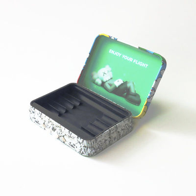 Rechteckiges Kind beständiges Tin Box mit Matte Finish
