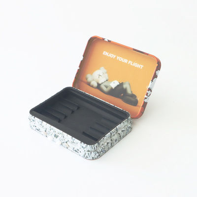 Hinged-Slide verschiedene Größen Zinnbox für mehrere Gelenke Prerolls Kindersicherheit Design